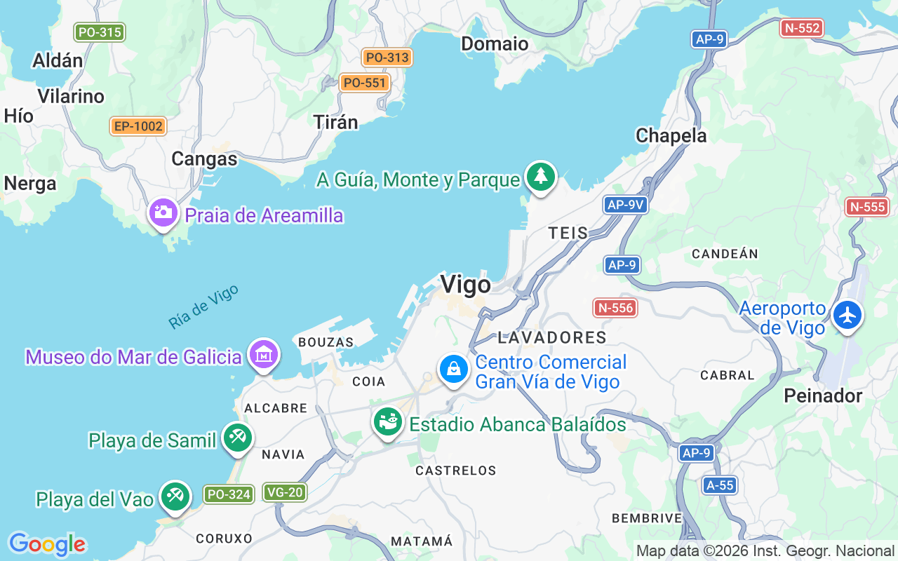 Ubicación Velero: Real Club Náutico De Vigo, Vigo