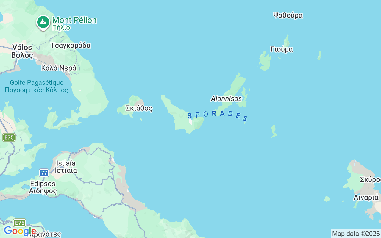 Emplacement du Voilier: Skopelos, Grèce