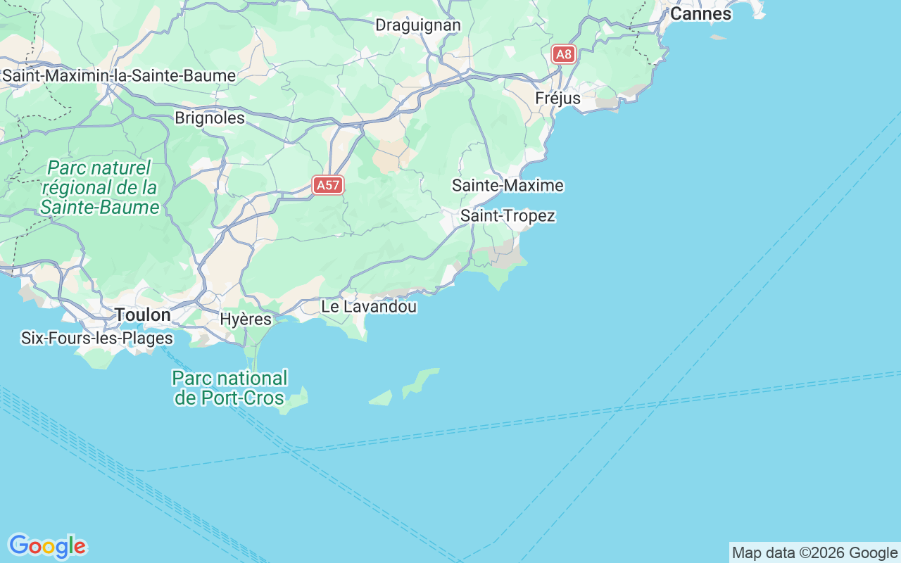 Liegeplatz RIB: 83240 Cavalaire-Sur-Mer, Frankreich