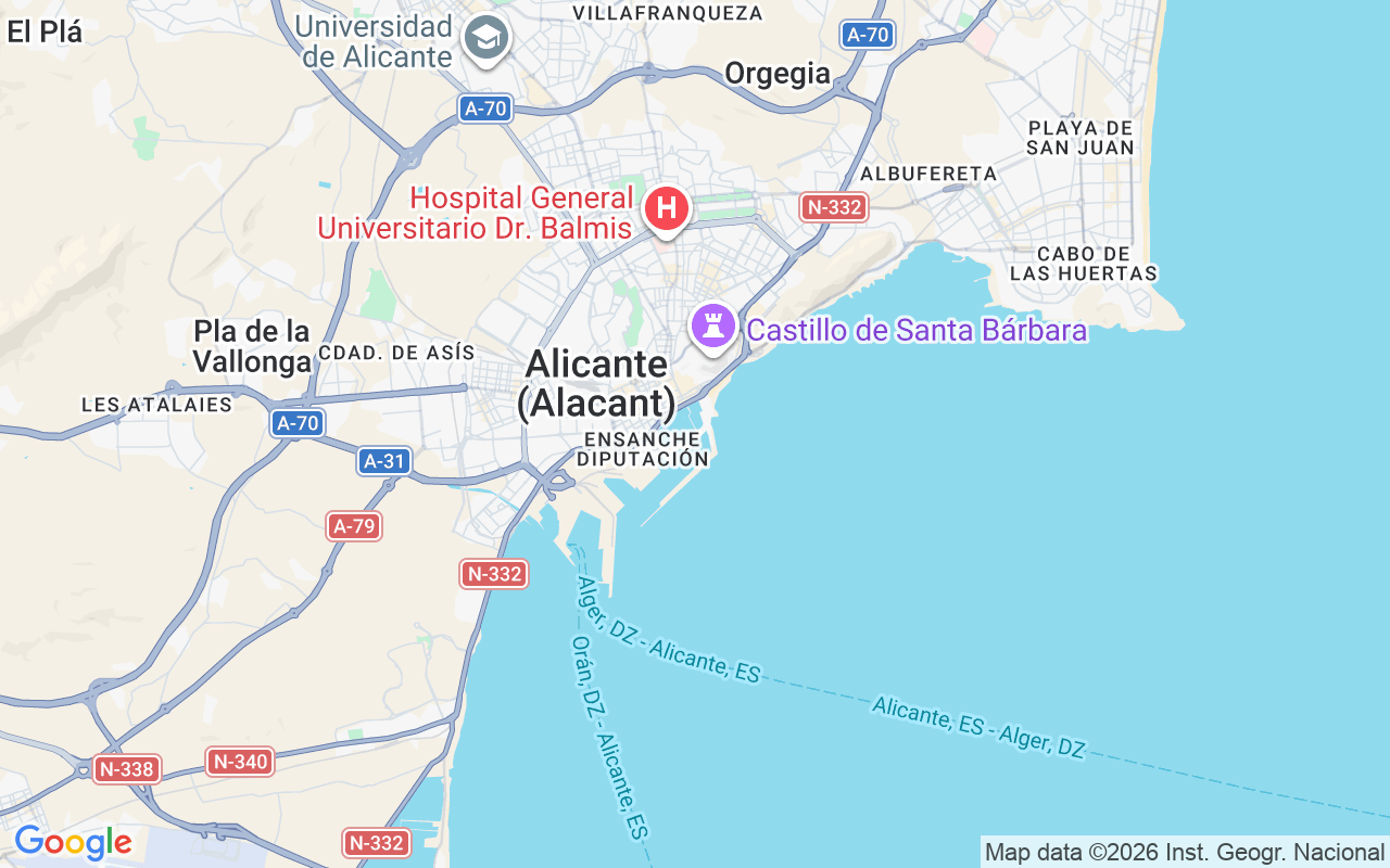 Ubicación Neumática: Marina Deportiva Del Puerto De Alicante, Alicante