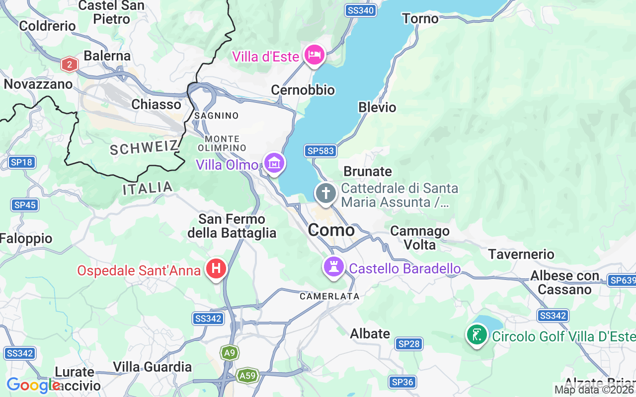 Ubicación Lancha: Como, Italia