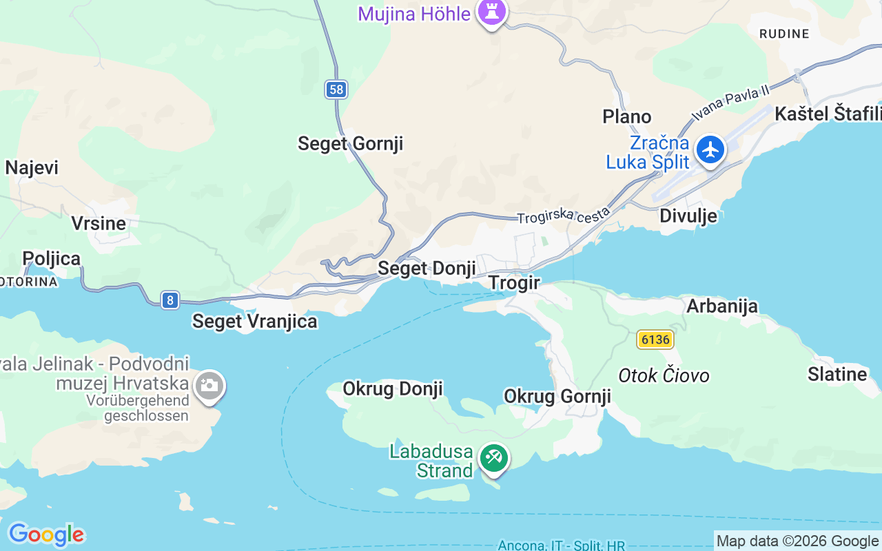 Liegeplatz Segelboot: Marina Baotić, Trogir