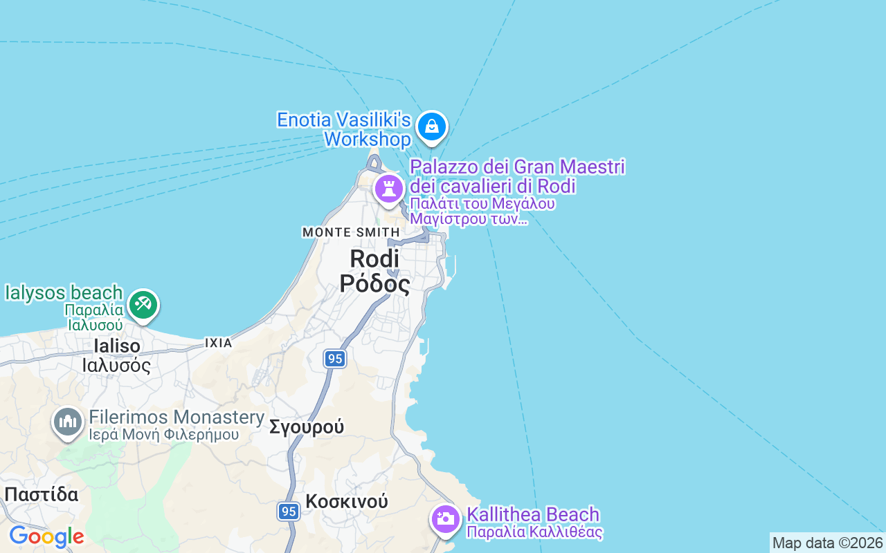 Luogo Barca a motore: Rhodes Marina, Rodi