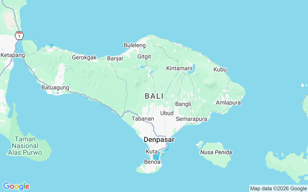 De locatie van Motorboot: Serangan, Bali