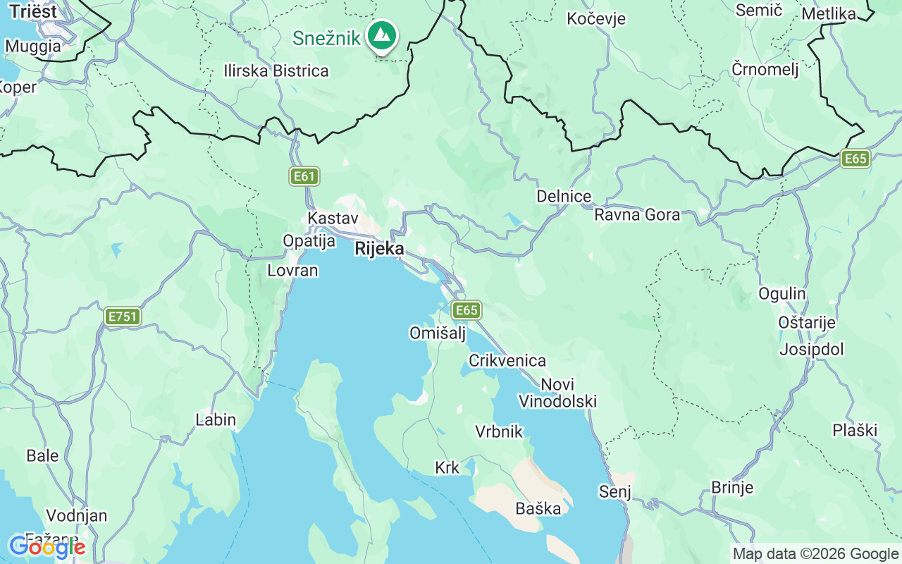 De locatie van Motorboot: Bakarac, Bakarac