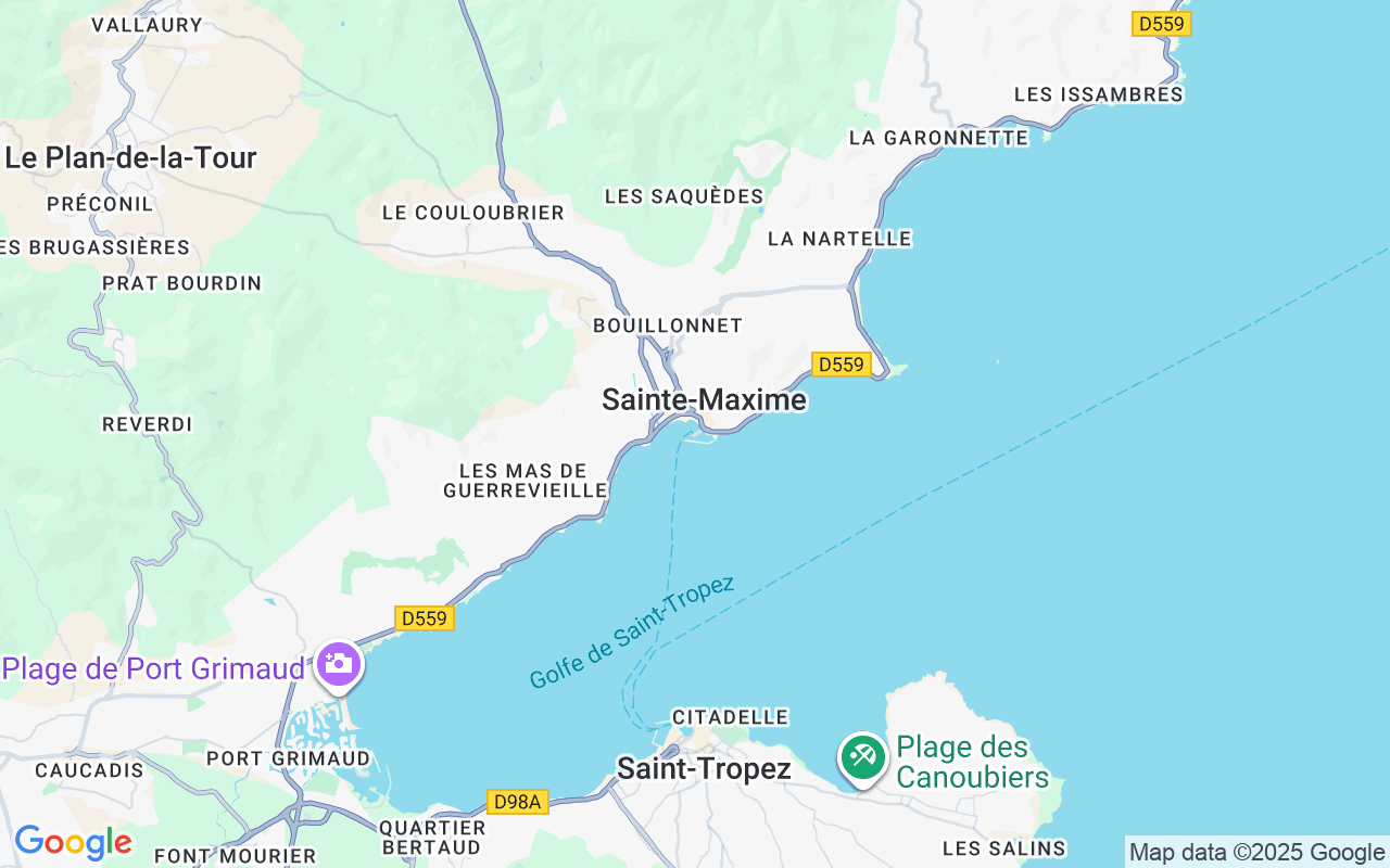 Plats för RIB-båt: Hamnen I Sainte Maxime, 83120 Sainte-Maxime