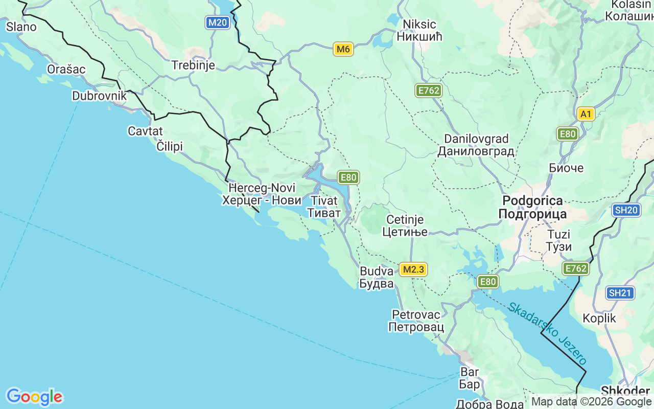 Localização do(a) Lancha: Tivat, Tivat