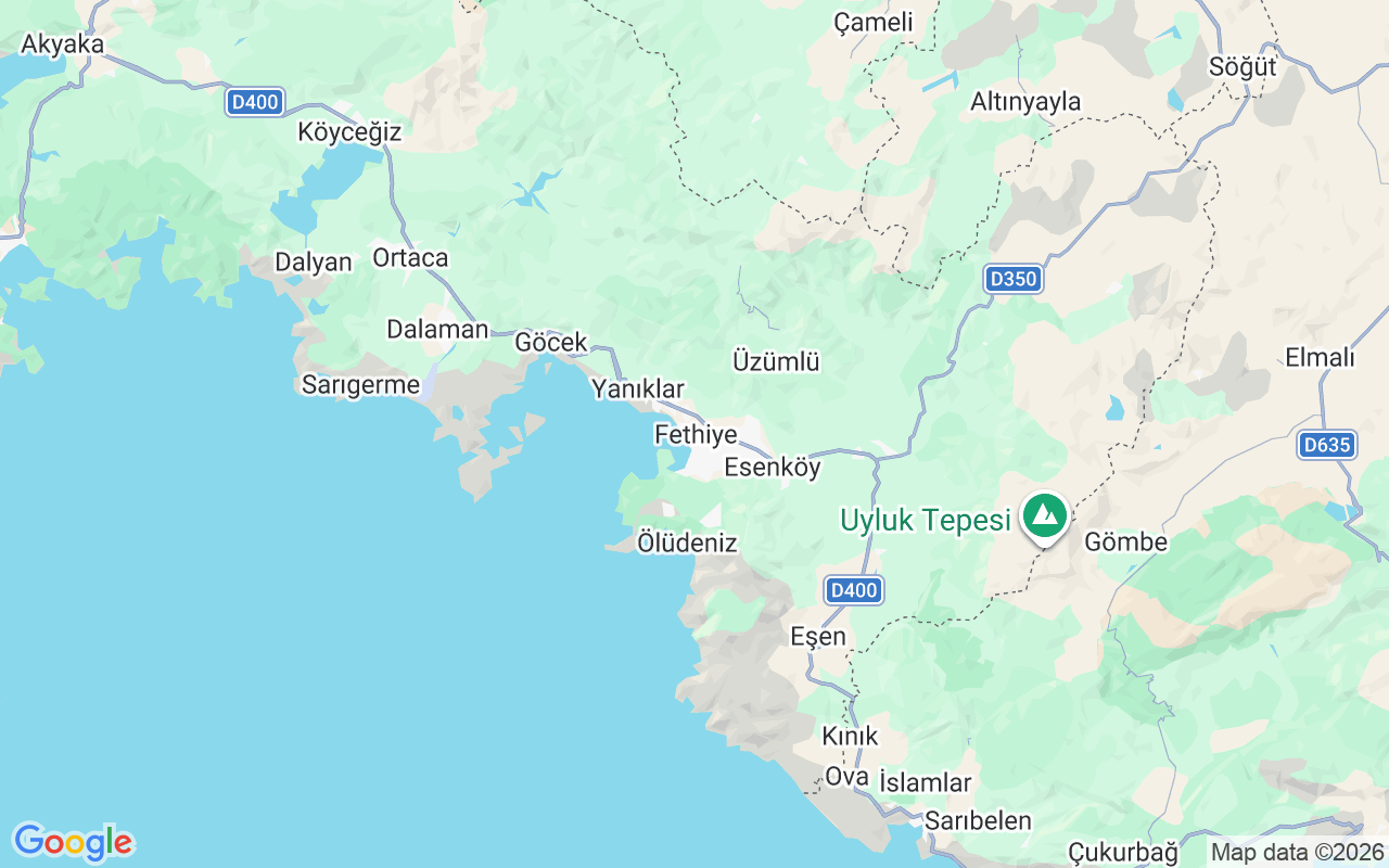 Plats för Segelbåt: Fethiye, Turkiet