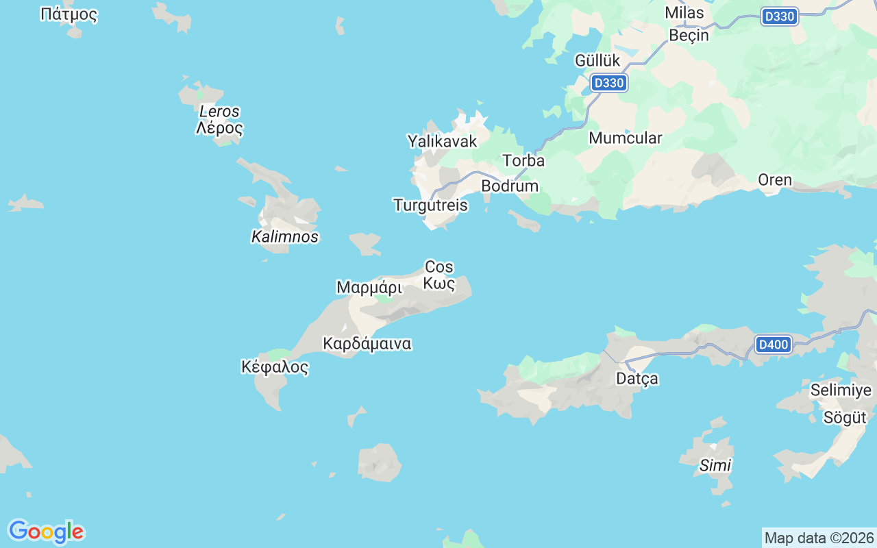 Ubicación Catamarán: Isla De Cos, Grecia