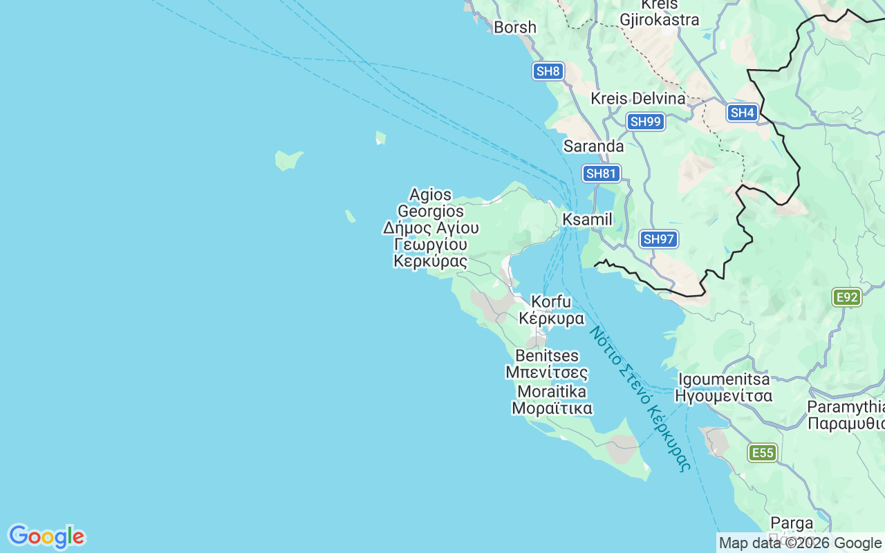 Liegeplatz Motorboot: Palaiokastritsa, Paleokastritsa 490 83