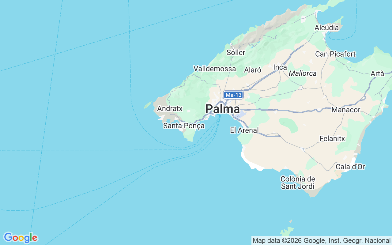 Localização do(a) Lancha: Club Nautico Palmanova, 07181 Palma Nova