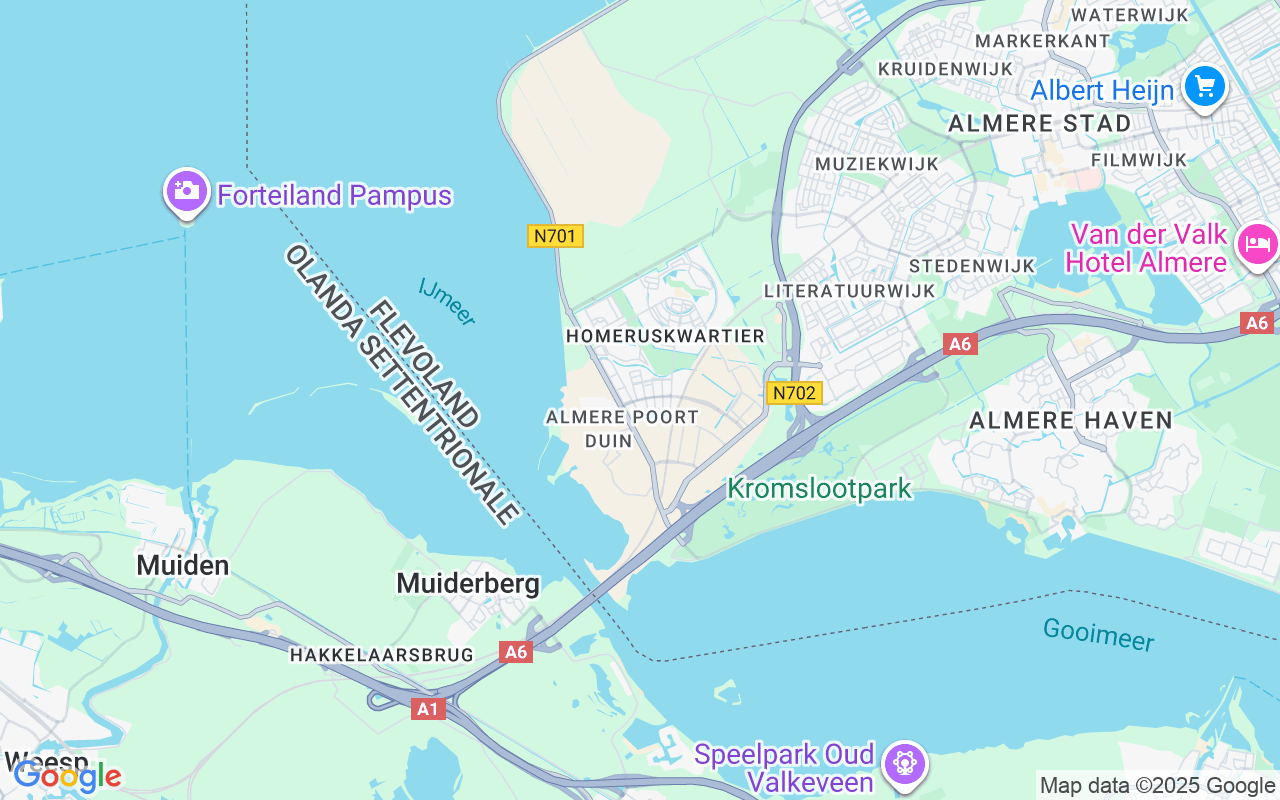 Luogo Barca senza patente : Porto Di  Almere, Almere