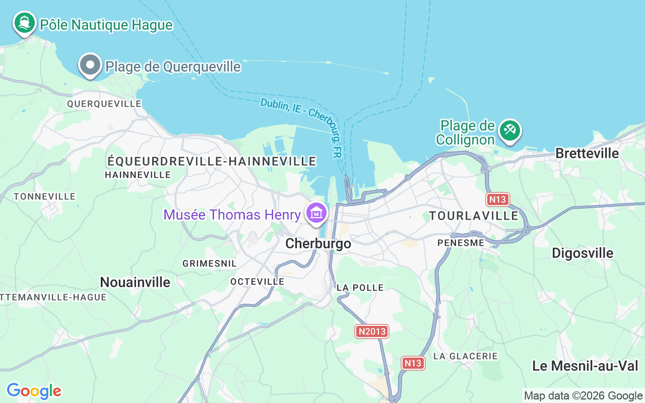 Ubicación Neumática: Port Chantereyne, Cherburgo