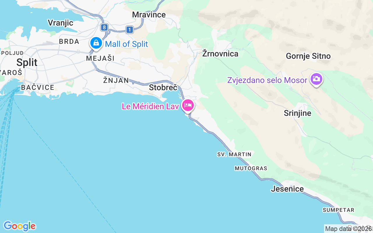 De locatie van Motorboot: Marina Lav, Split