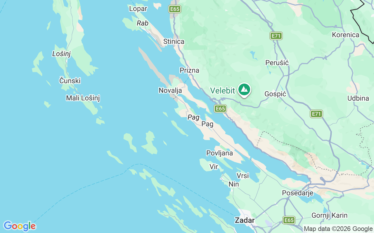 Plats för Motorbåt: Vilage Simuni Center, Šimuni