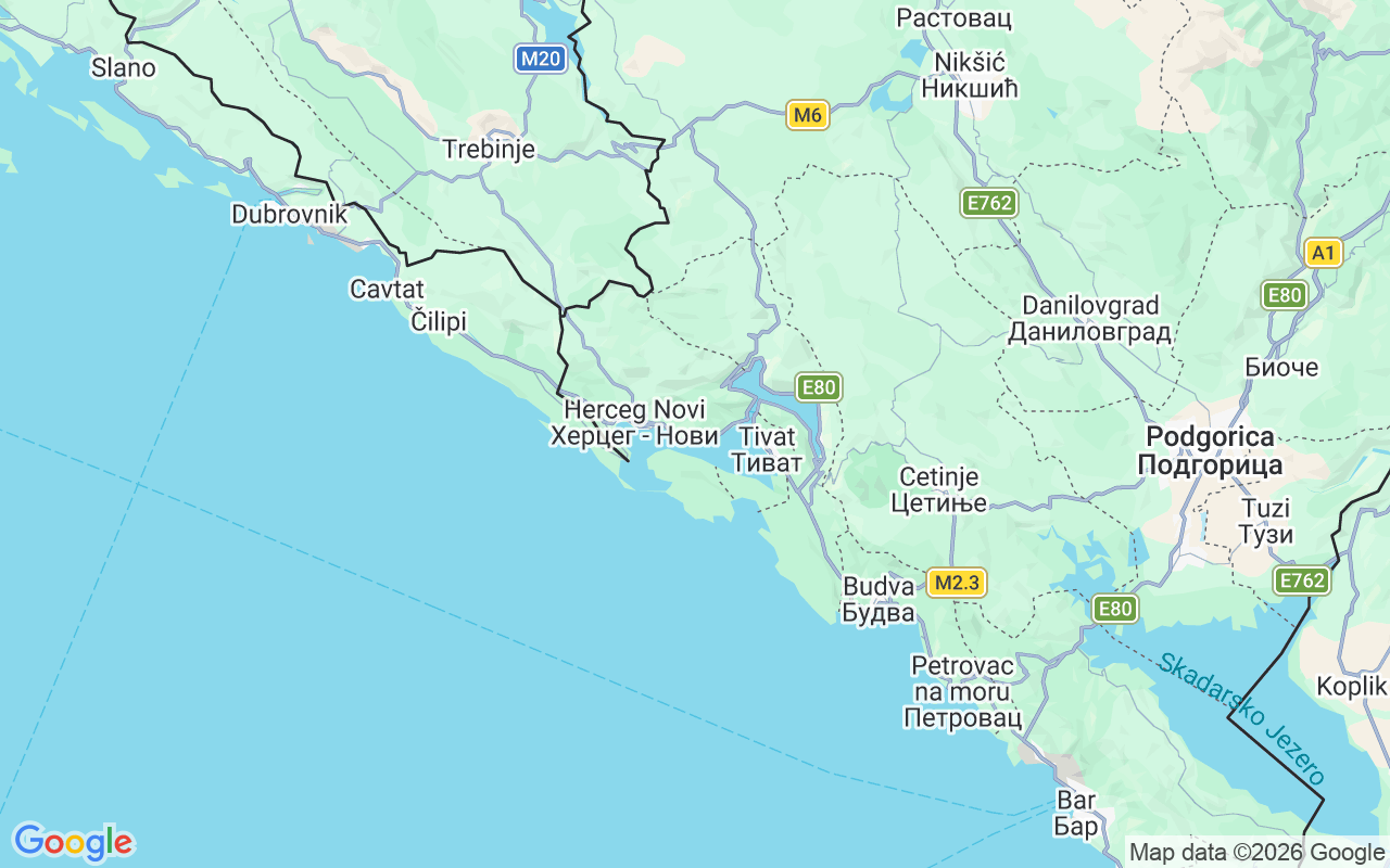 Liegeplatz Motorboot: Djenovici, Đenovići