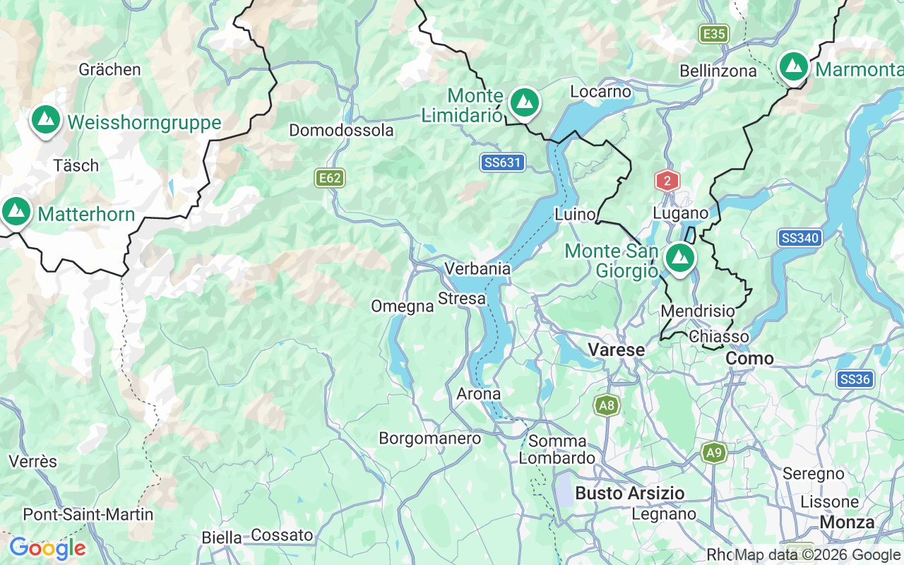 De locatie van Motorboot: 28831 Baveno, Italië