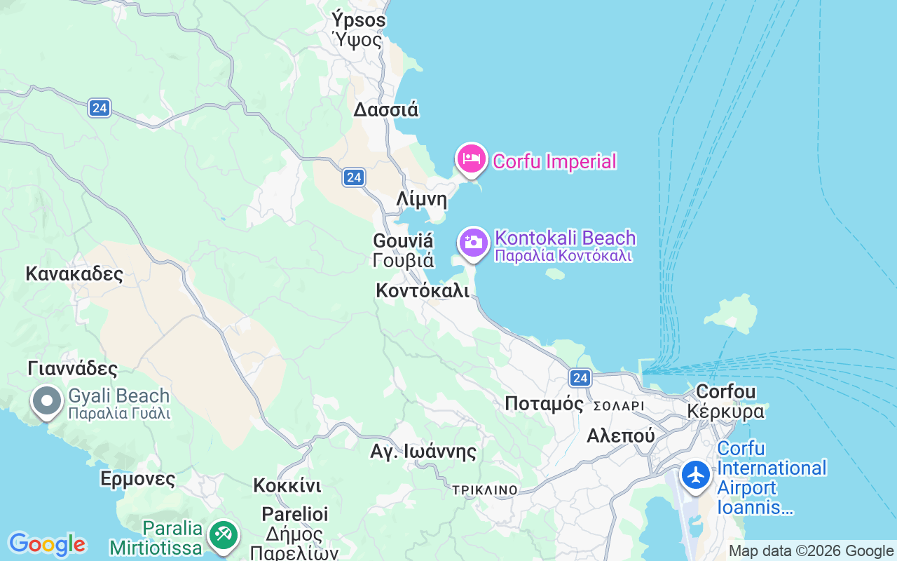 Emplacement du Voilier: Gouvia Marina, Corfou