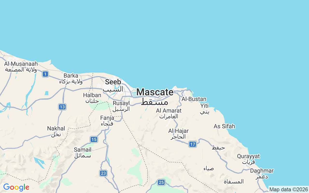 Ubicación Catamarán: Al Mouj, Mascate