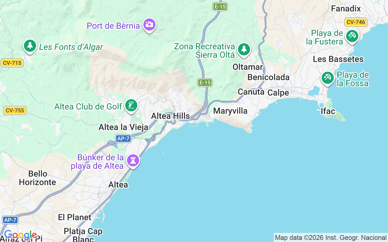 Ubicación Lancha: Marina Greenwich - Campomanes, Altea