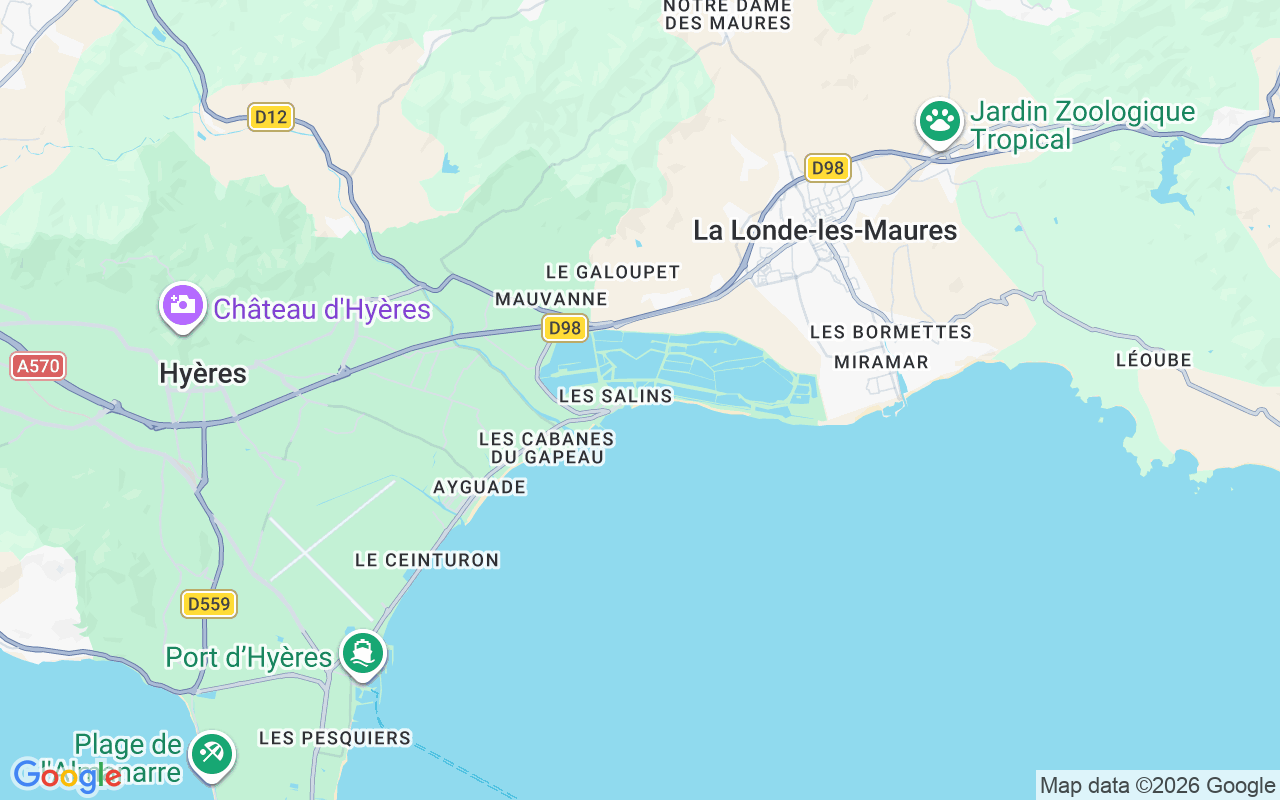 Ubicación Neumática: Port Des Salins, Hyères
