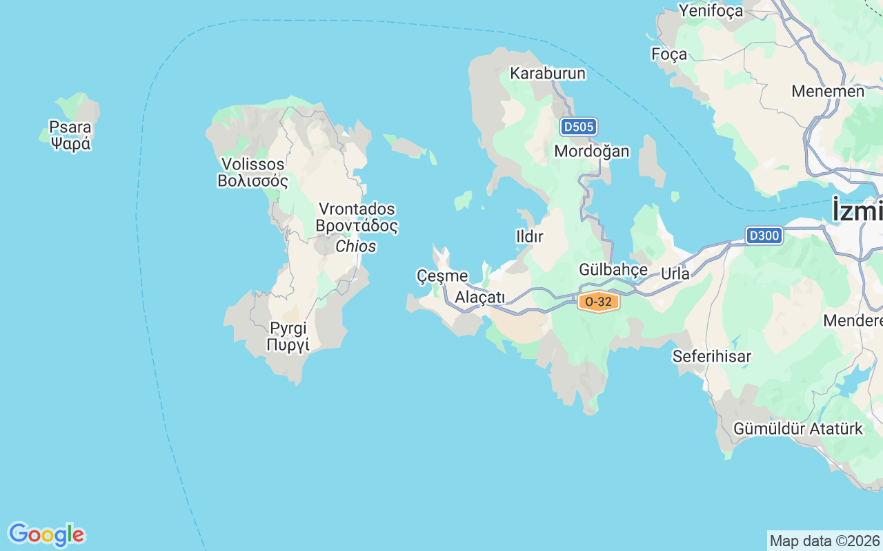 Location of the Motorboat: Çeşme, Çeşme