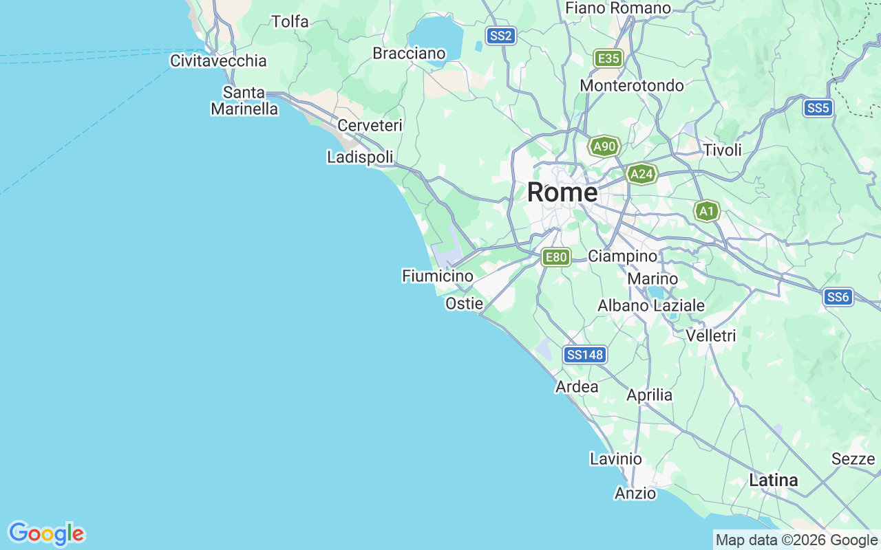Emplacement du Bateau à moteur: 00054 Fiumicino, Italie
