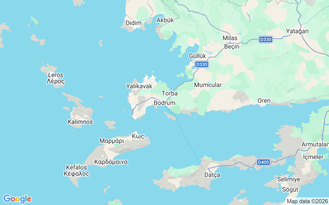 Localização do(a) Escuna: Bodrum, Bodrum