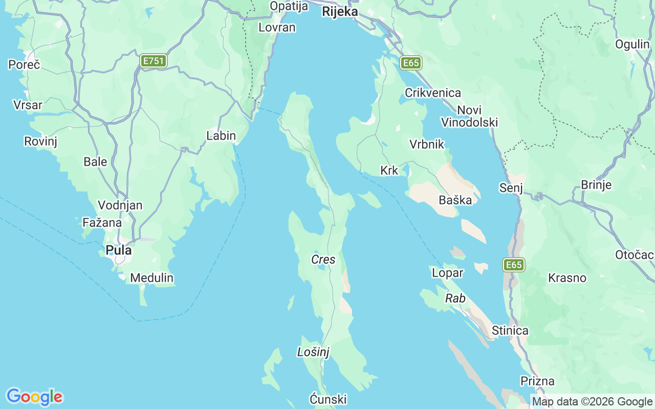 Liegeplatz Motorboot: Kamp Kovacine, Cres