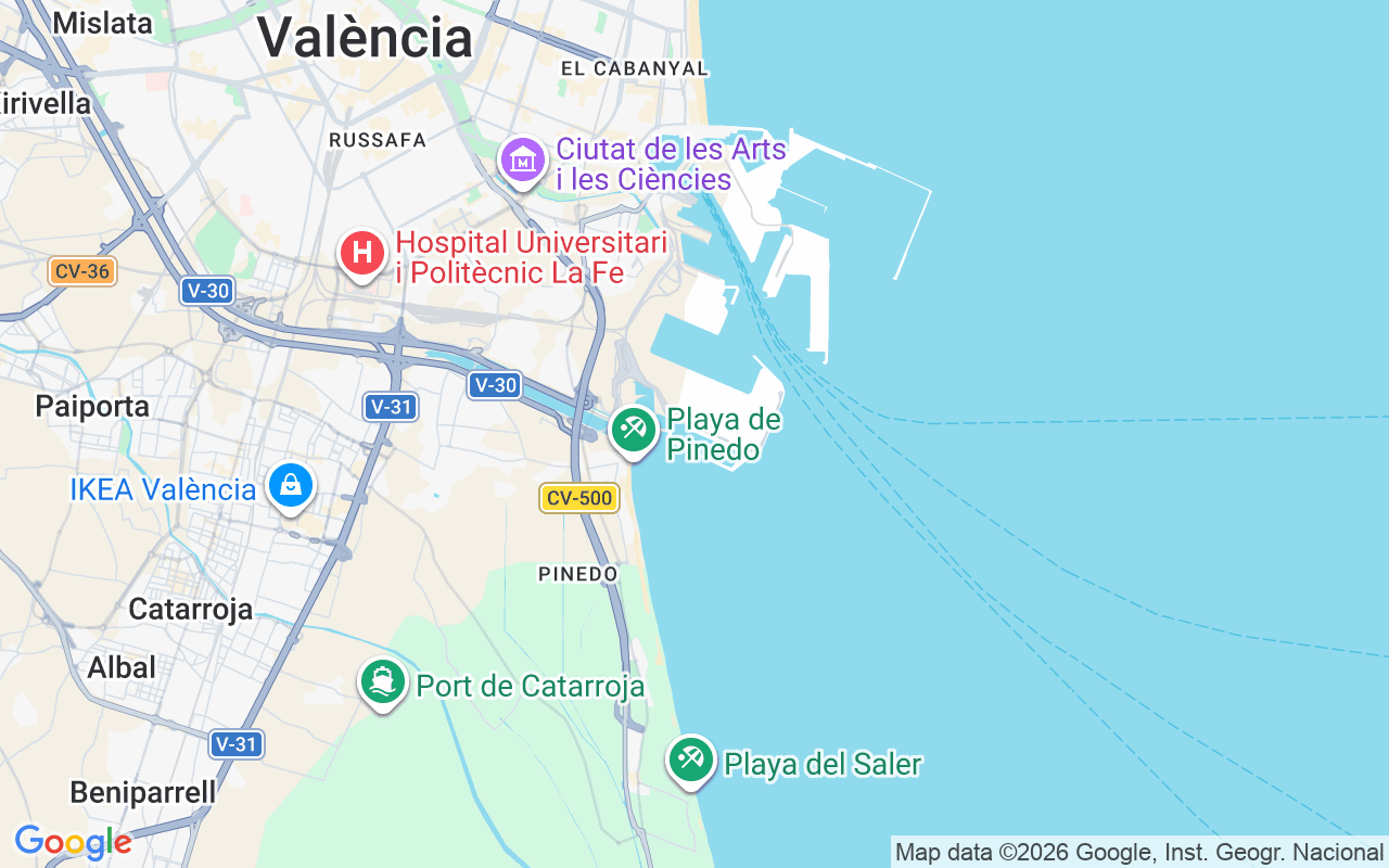 Location of the Sailboat: Valencia Mar, València