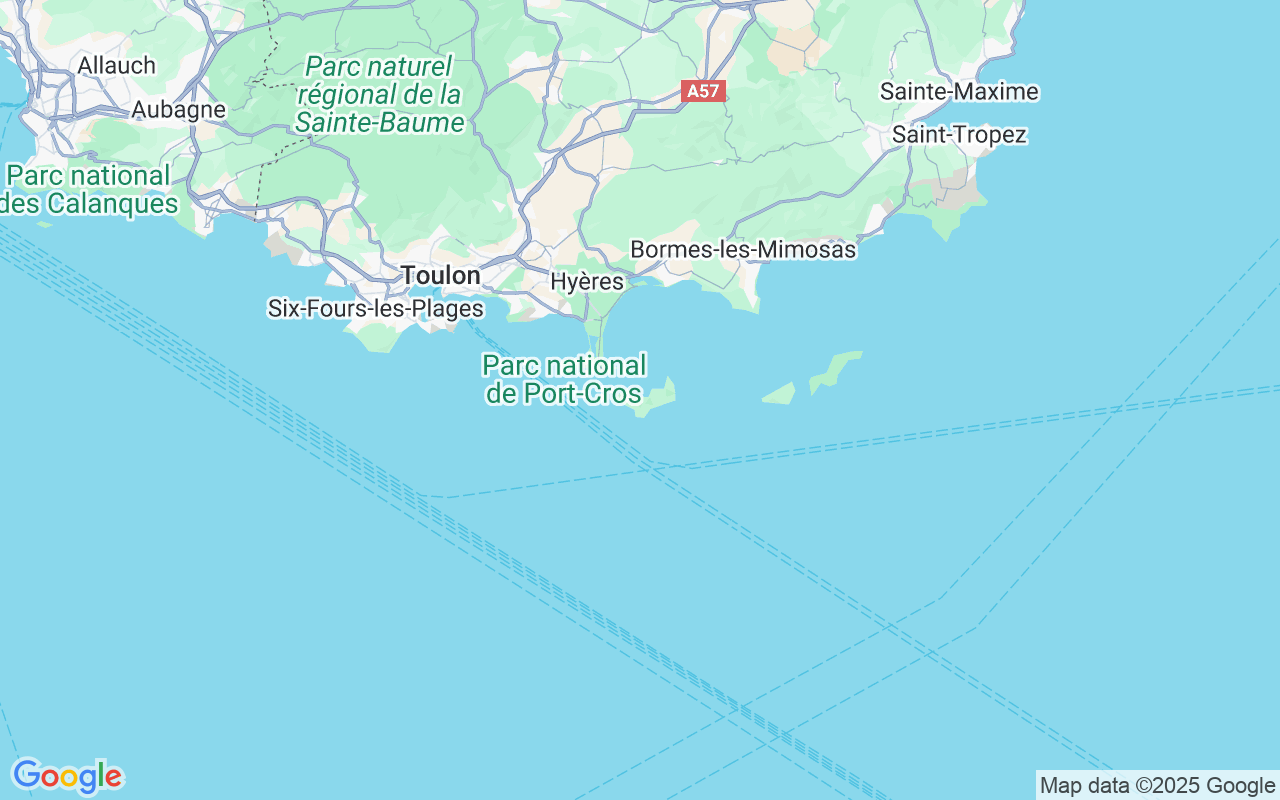Plats för Katamaran: Hyères, Porquerolles