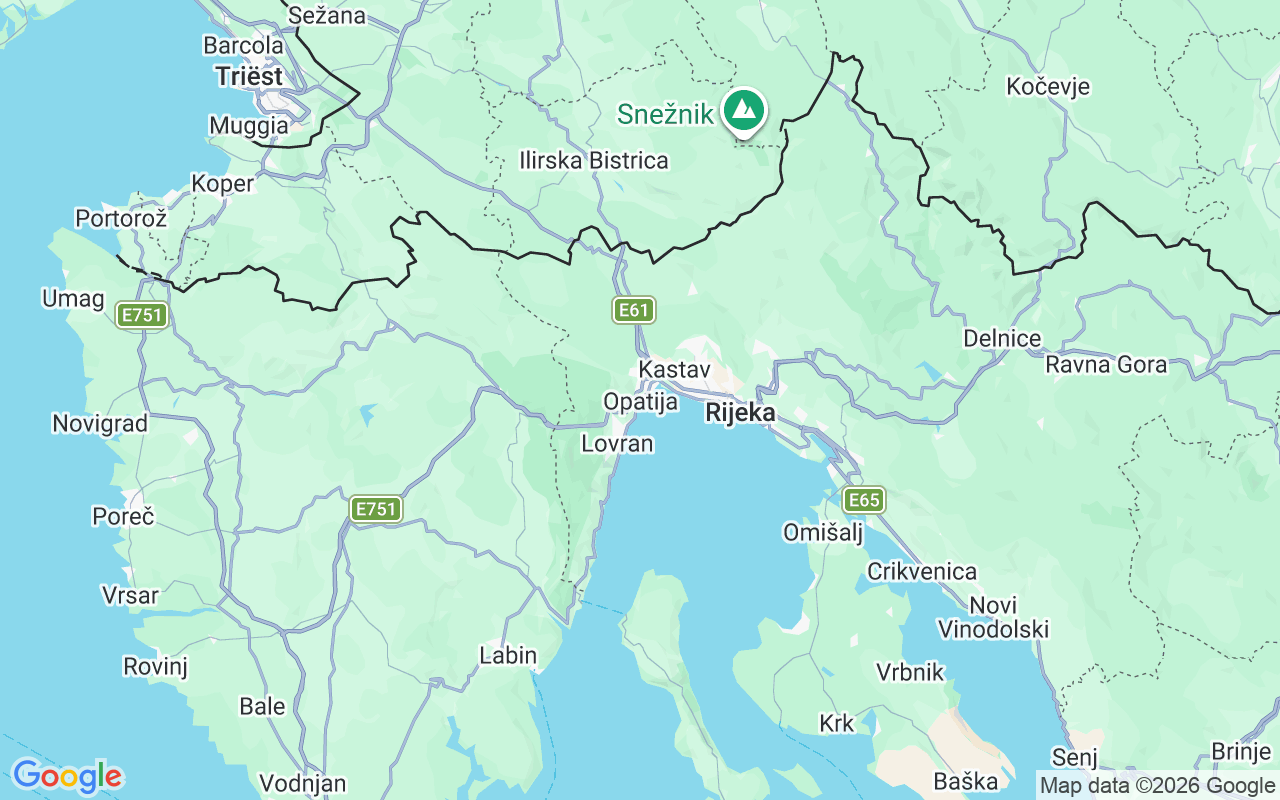 De locatie van Motorboot: Zert 1, Opatija