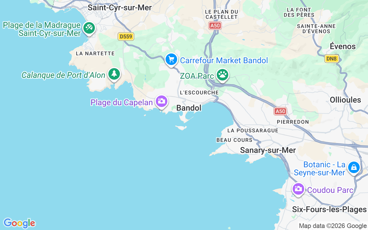 Ubicación Lancha: Port De Bandol, Bandol