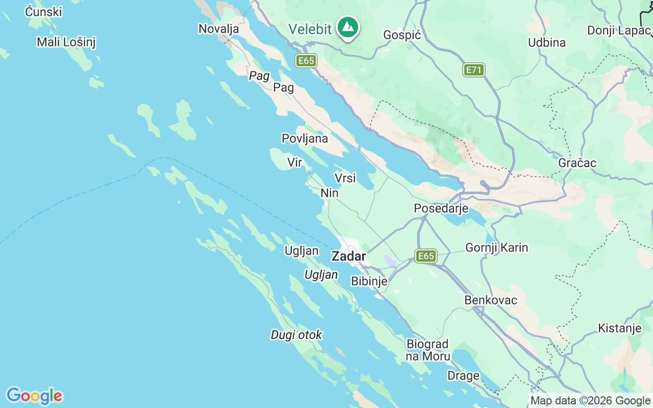 Emplacement du Catamaran: Zaton, Croatie