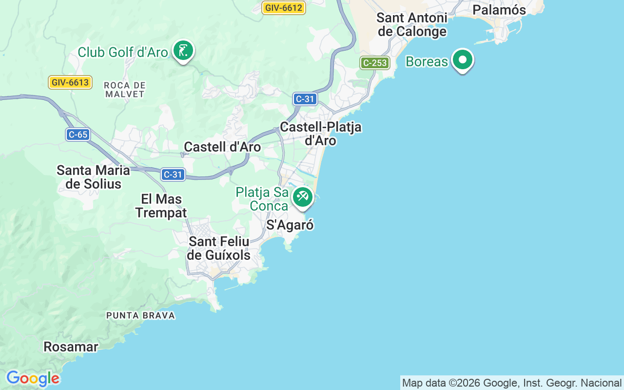 Plats för RIB-båt: Castell-Platja D'aro, Spanien