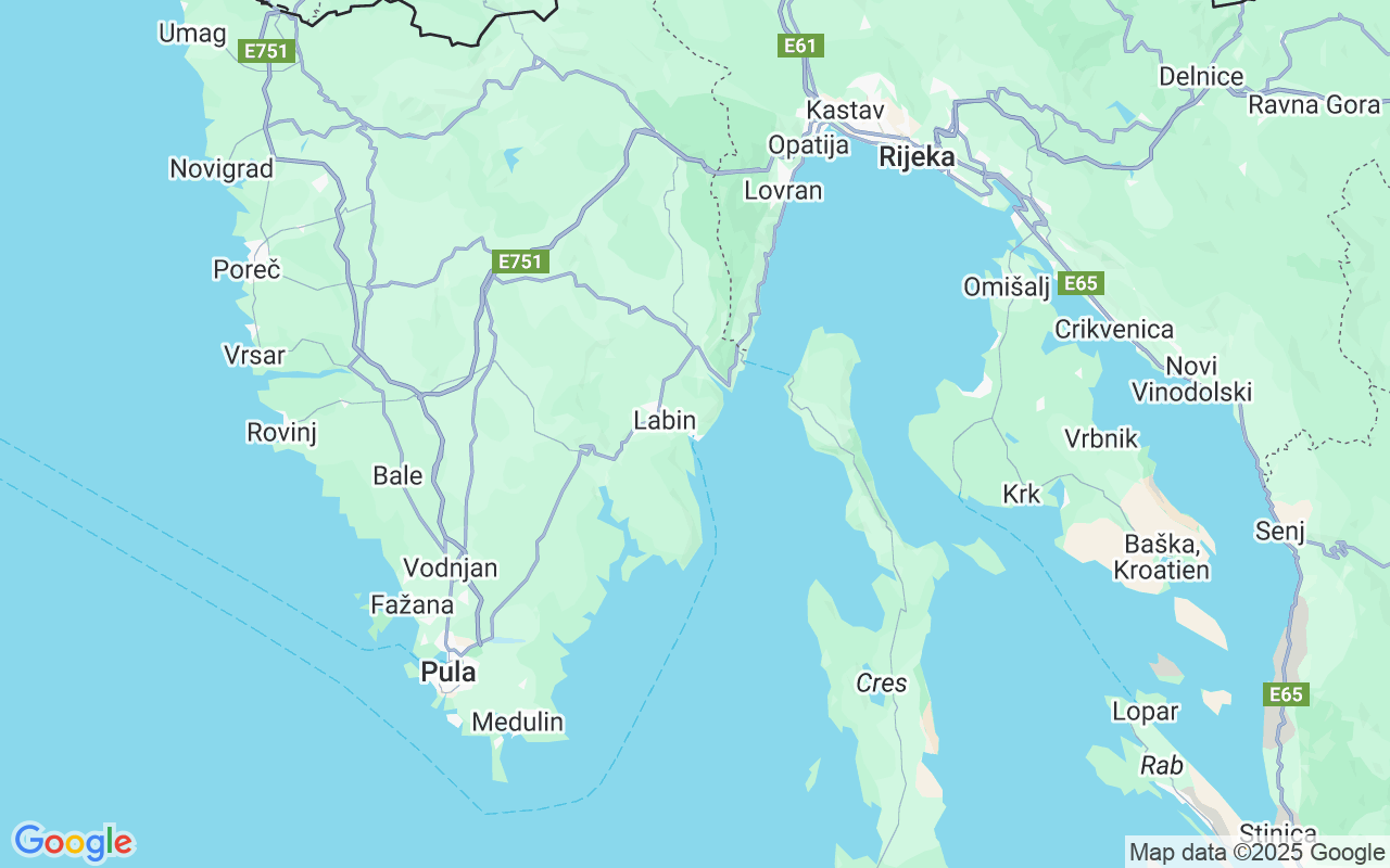 Plats för Motorbåt: Rabac, Rabac