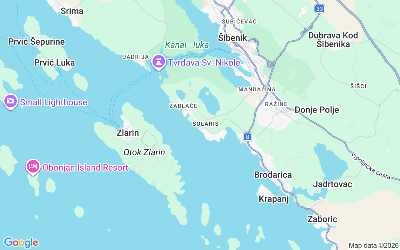 Liegeplatz Motorboot: Solaris Yacht Marina, Grad Šibenik