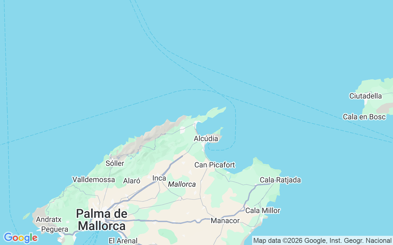 De locatie van RIB: Puerto Pollensa, Port De Pollença