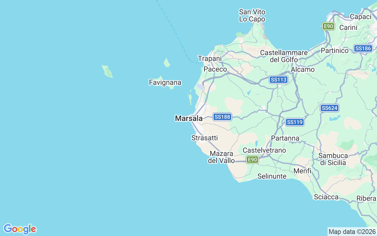 Localização do(a) Veleiro: Marsala, 91025 Marsala