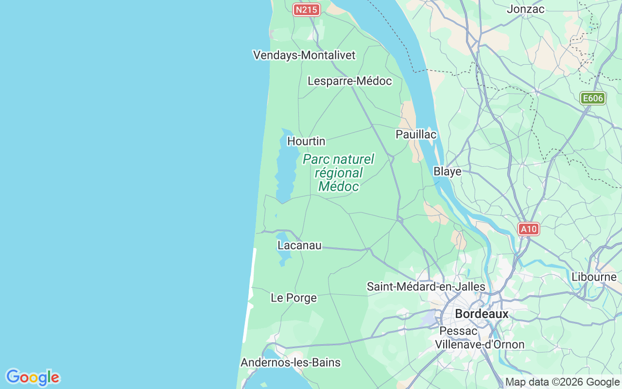 Emplacement du Bateau à moteur: Pont Du Montaut, 33121 Carcans