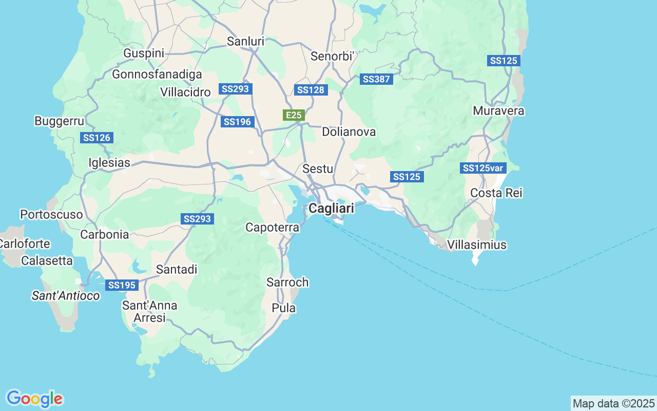 Plats för Katamaran: Su Siccu, Cagliari