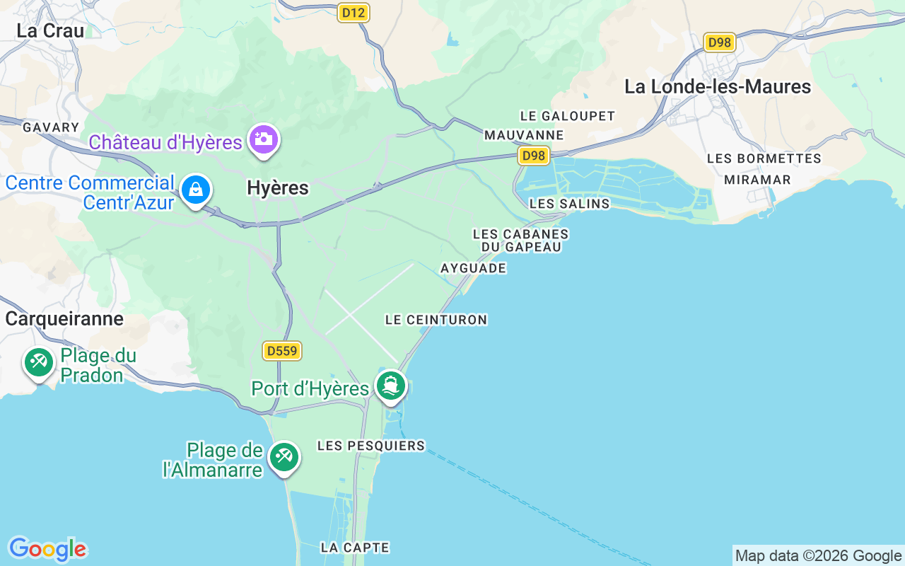 Plats för RIB-båt: Hyères, Frankrike