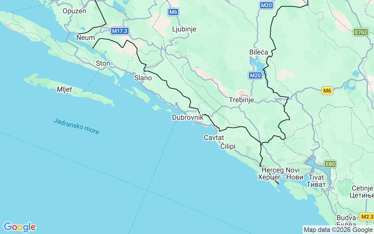 De locatie van RIB: Gruz, Dubrovnik