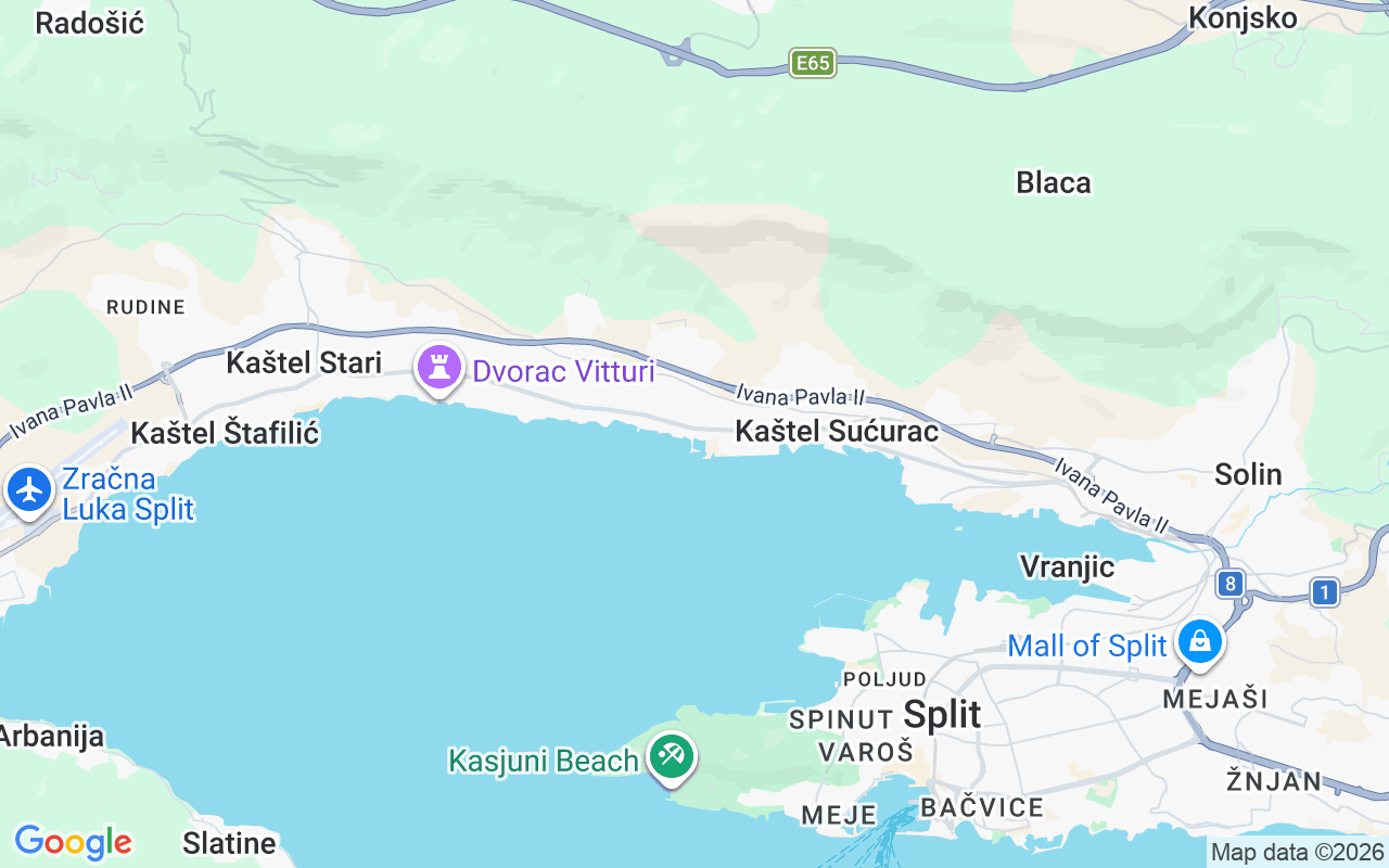 Localização do(a) Iate a motor: Brač, Croácia
