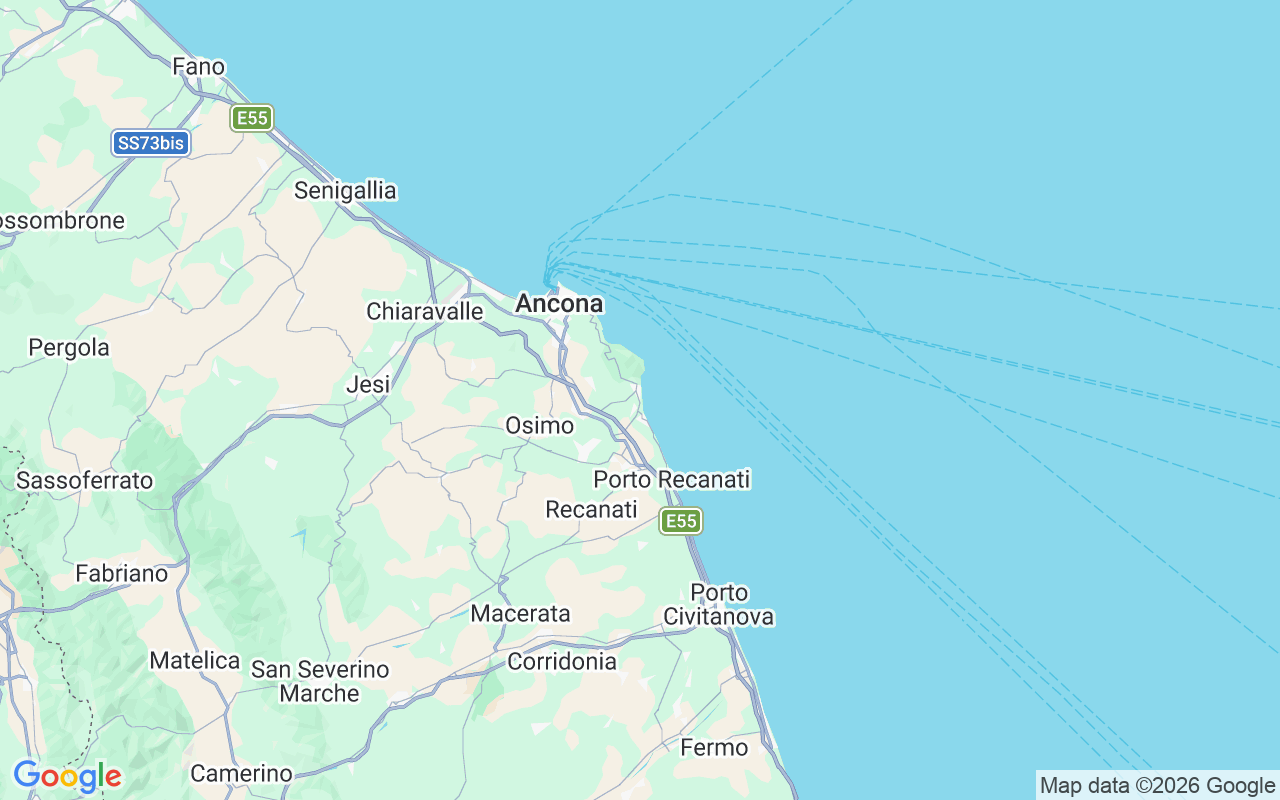 De locatie van Zeilboot: Porto Turistico Di Numana, Numana