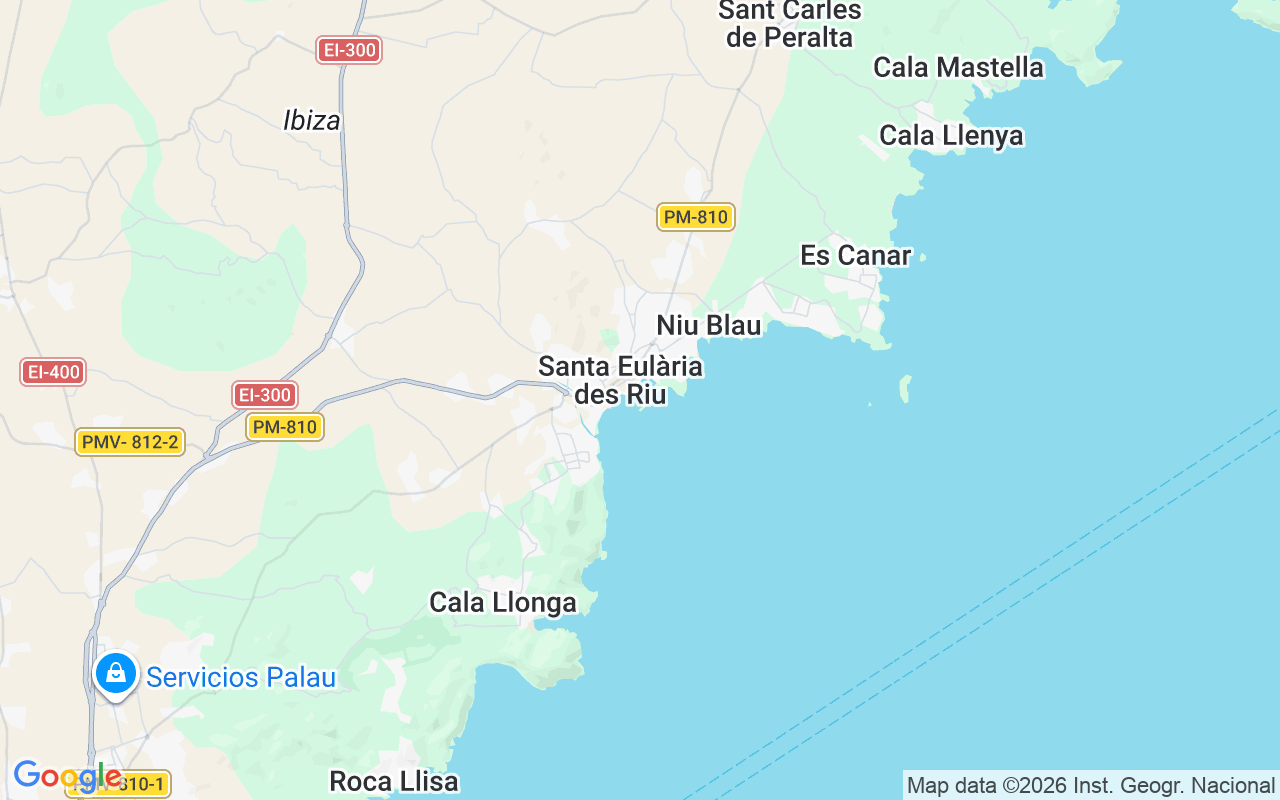 Ubicación Catamarán: Marina Santa Eulalia, Ibiza