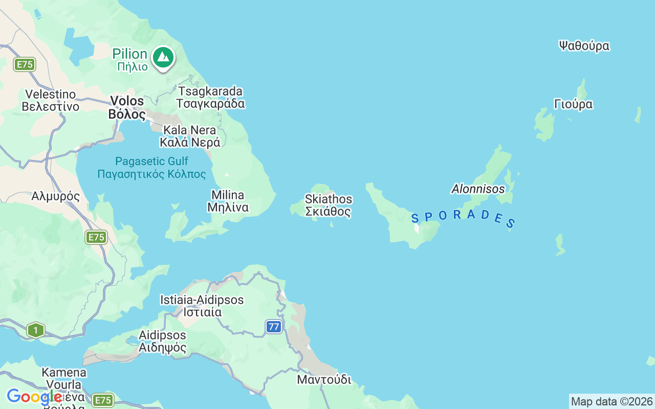 De locatie van Motorboot: Skiathos, Skiathos Port