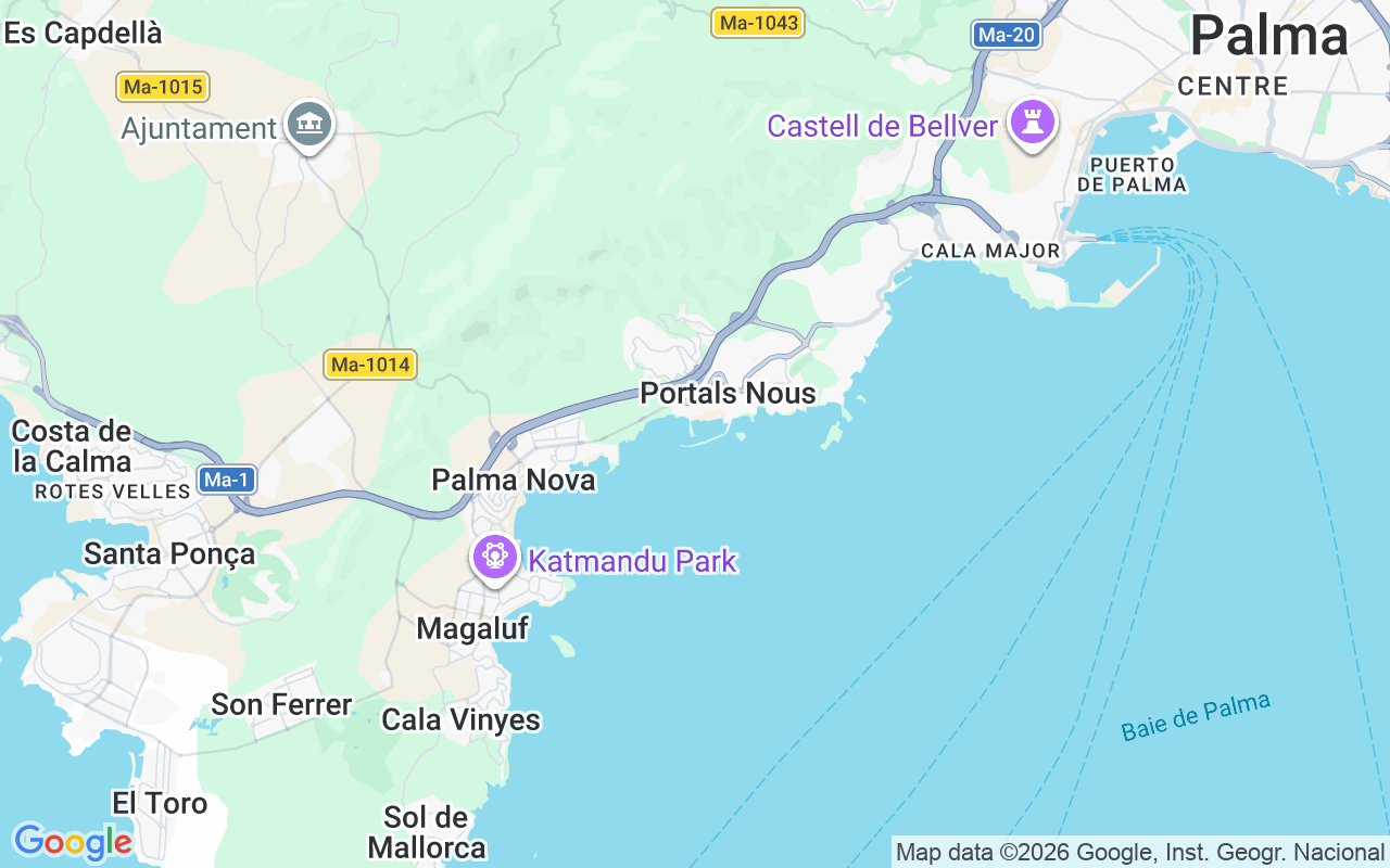 Emplacement du Jet-ski: Puerto Portals, Majorque