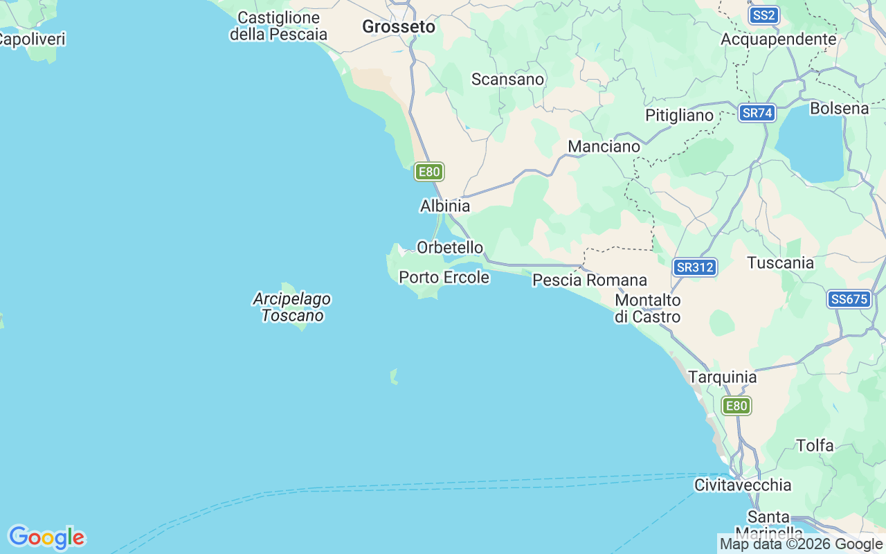 De locatie van RIB: Porto Ercole, Italië