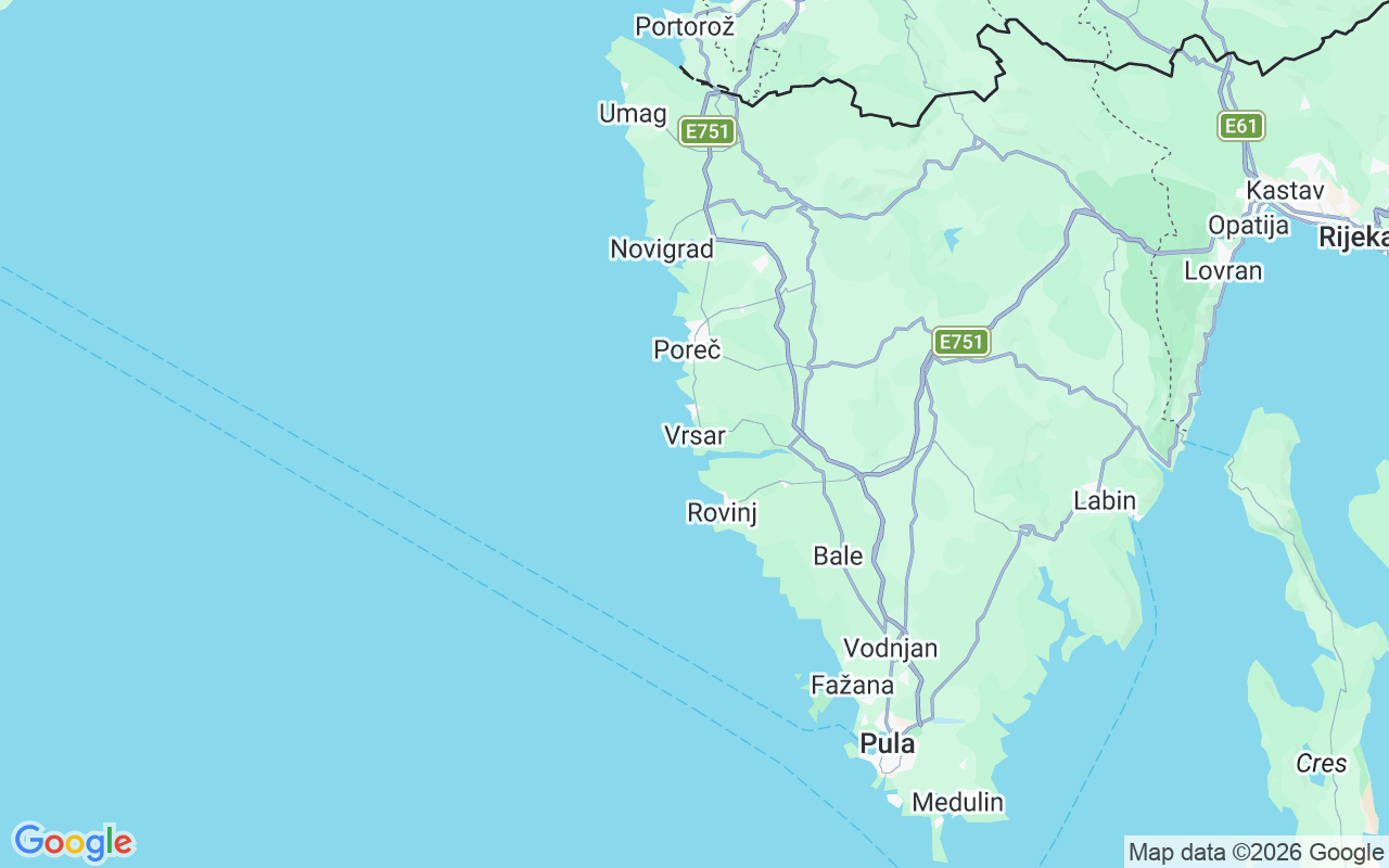 Emplacement du Bateau à moteur: Porec, Rovinj, Funtana, Vrsar